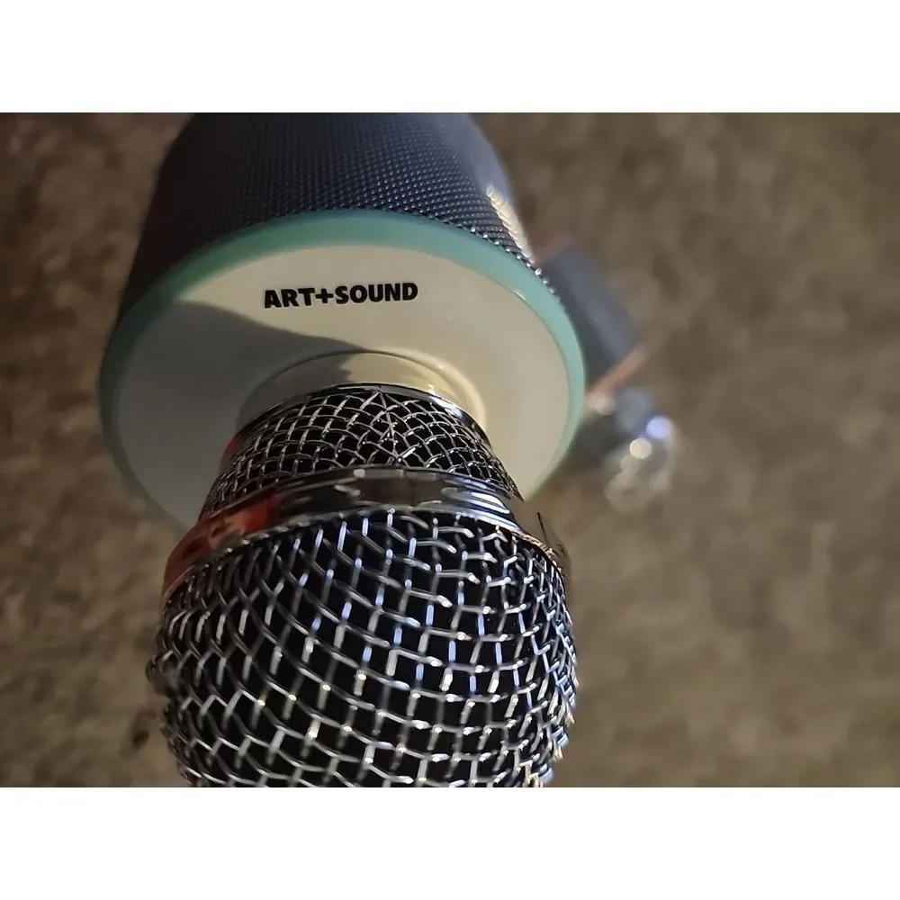 Kids Karaoke Microphone 2 Pk, Wireless Bluetooth Karaoke Microphone Blue-pink